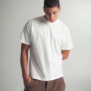 Elwood Clothing Oversized Core Tee | Vintage White